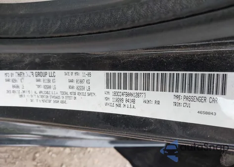 2010 Dodge Avenger Sxt from USA, damaged, VIN 1B3CC4FB0AN128779